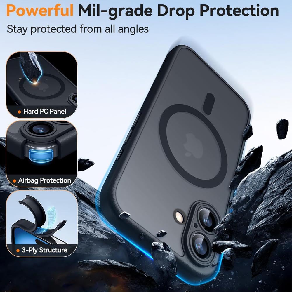 Magnetic Translucent Protective Phone Case