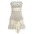 Polka Dot Slim Fit Tube Dress