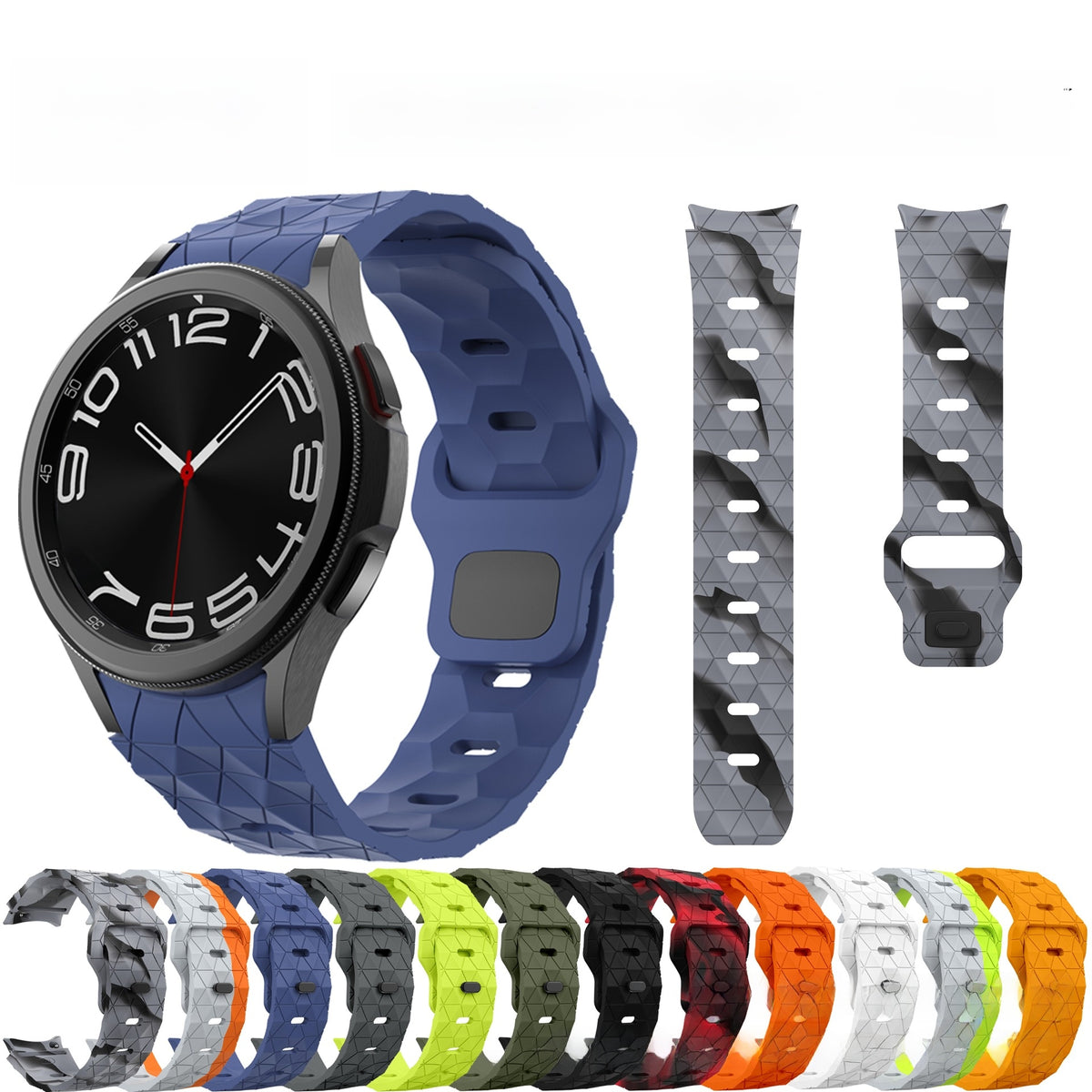 football pattern Two-tone strap