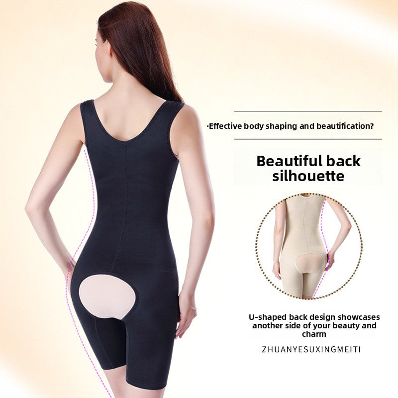 Plus Size Open Crotch Shapewear for Chest Abdomen and Waist Compression