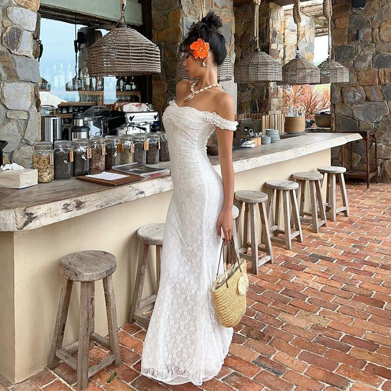Elegant Sleeveless High Waist Long Dress