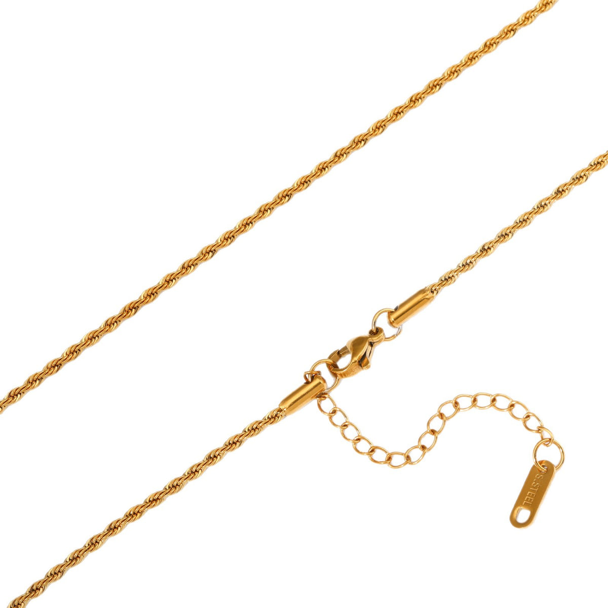 Versatile Braided Chain and Blade Necklace