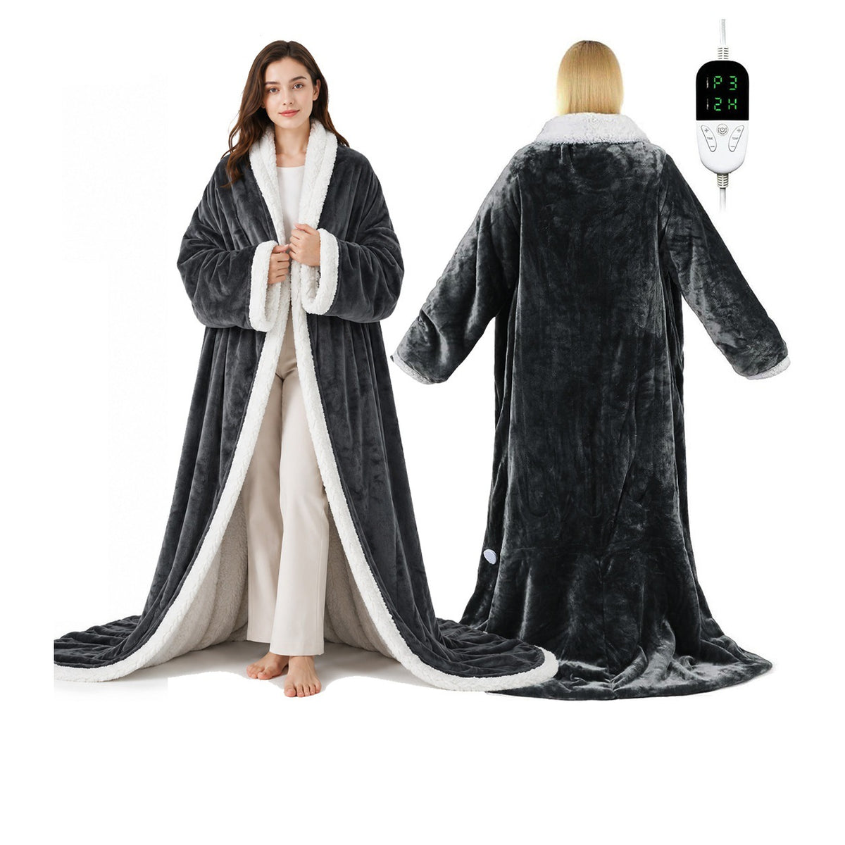 Wearable electric blanket