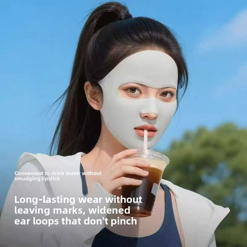 Ice Silk Protective Face Mask with UV Defense