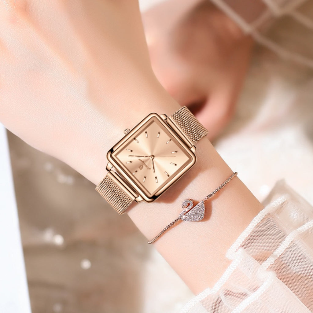 Square Quartz Watch