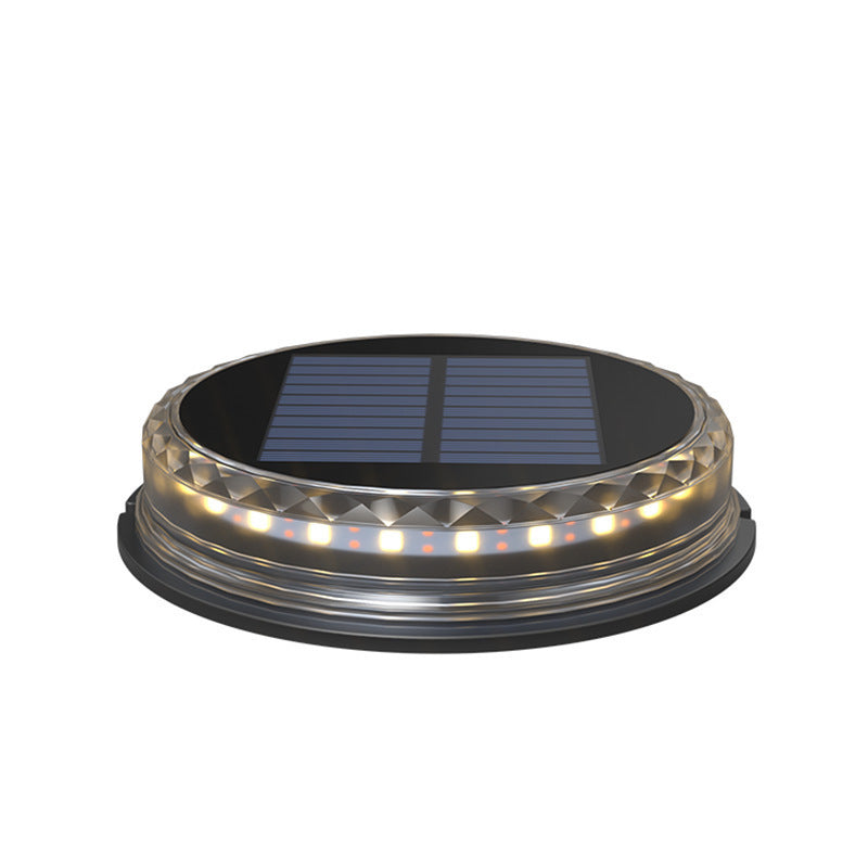 Solar-powered ground lights