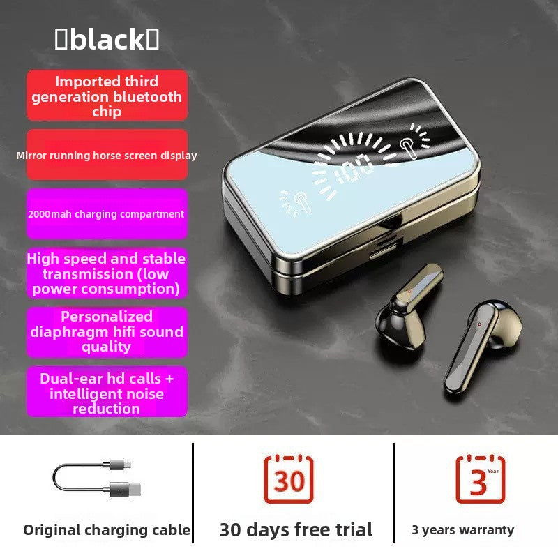 S20 Bluetooth Earphones with Digital Display and Long Battery Life