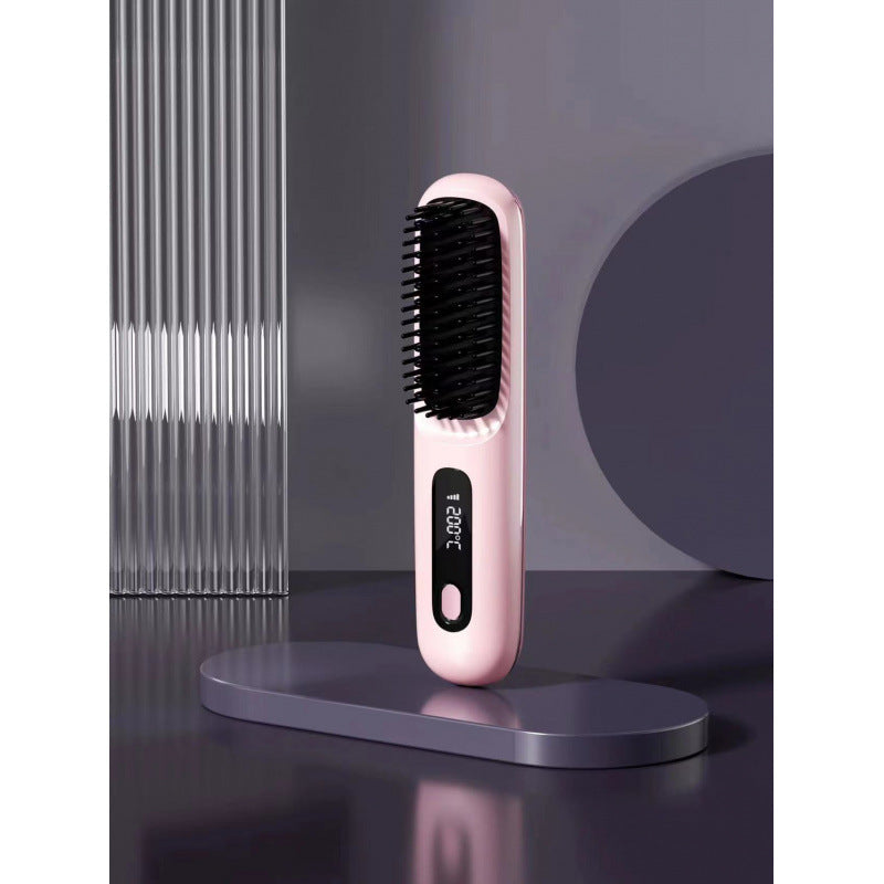 Wireless Ceramic Hair Straightener with Negative Ion