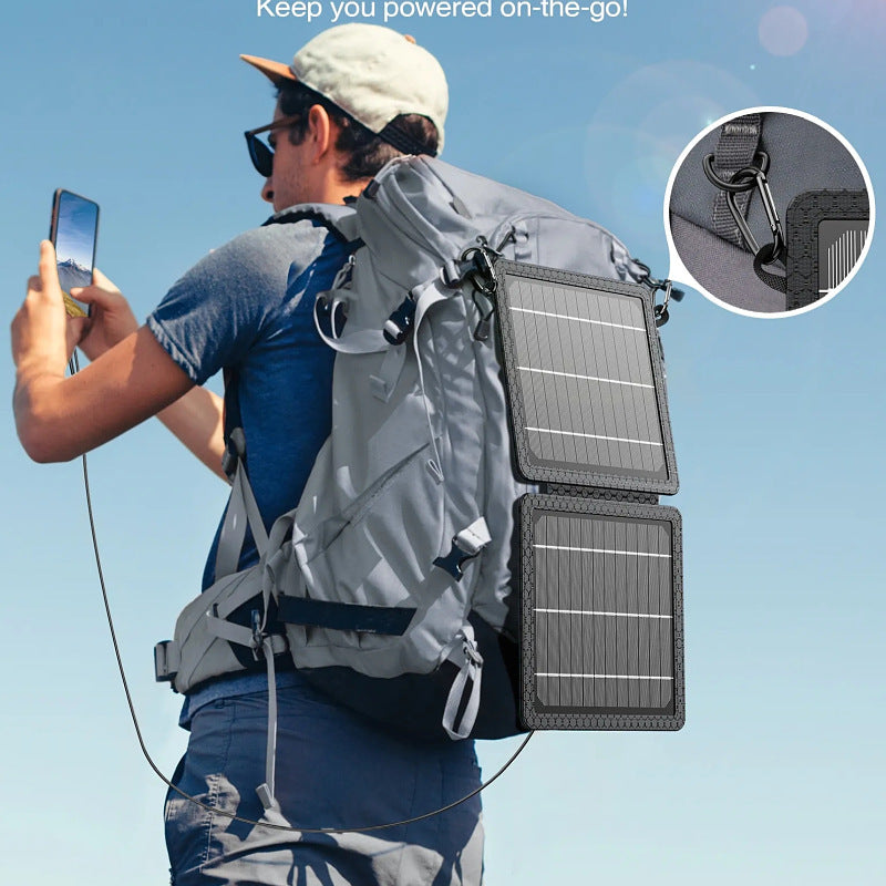 10W Fast Solar Charging Panel with USB-A