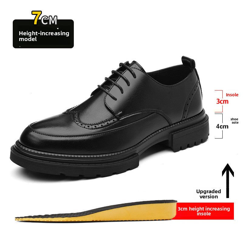 Inner Height Increase of 9cm Casual Groom Wedding Shoes