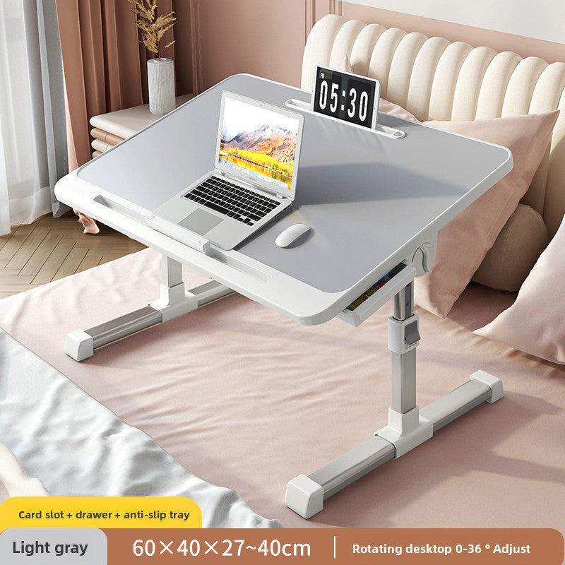 Adjustable Foldable Laptop Bed Desk with USB Port
