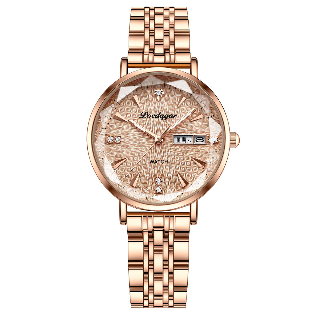 Waterproof luminous women?s watch