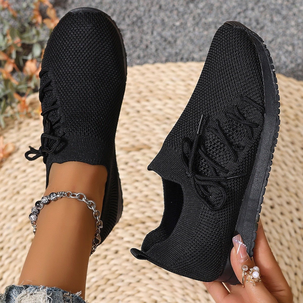 Womens Breathable Casual Mesh Shoes