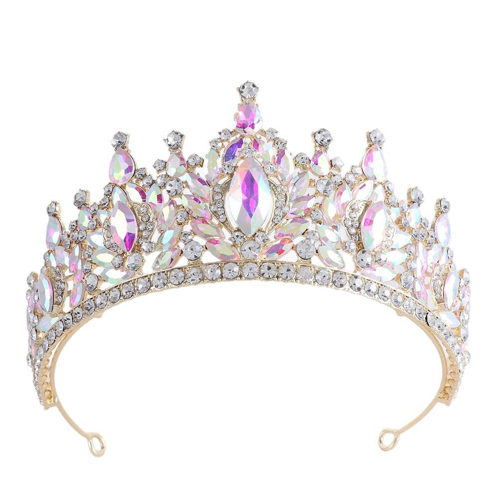 European Style Rhinestone Wedding Bride Crown