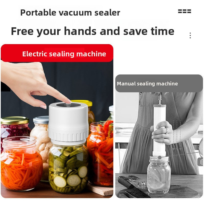 Automatic Vacuum Sealing Machine for Mason Jars