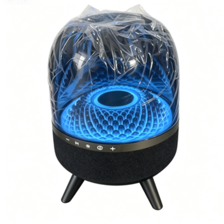Wireless Bluetooth Speaker with Glass Subwoofer
