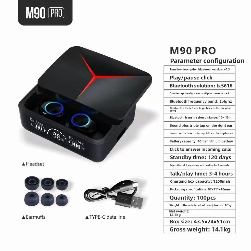 Wireless Bluetooth Earphones with Digital Display