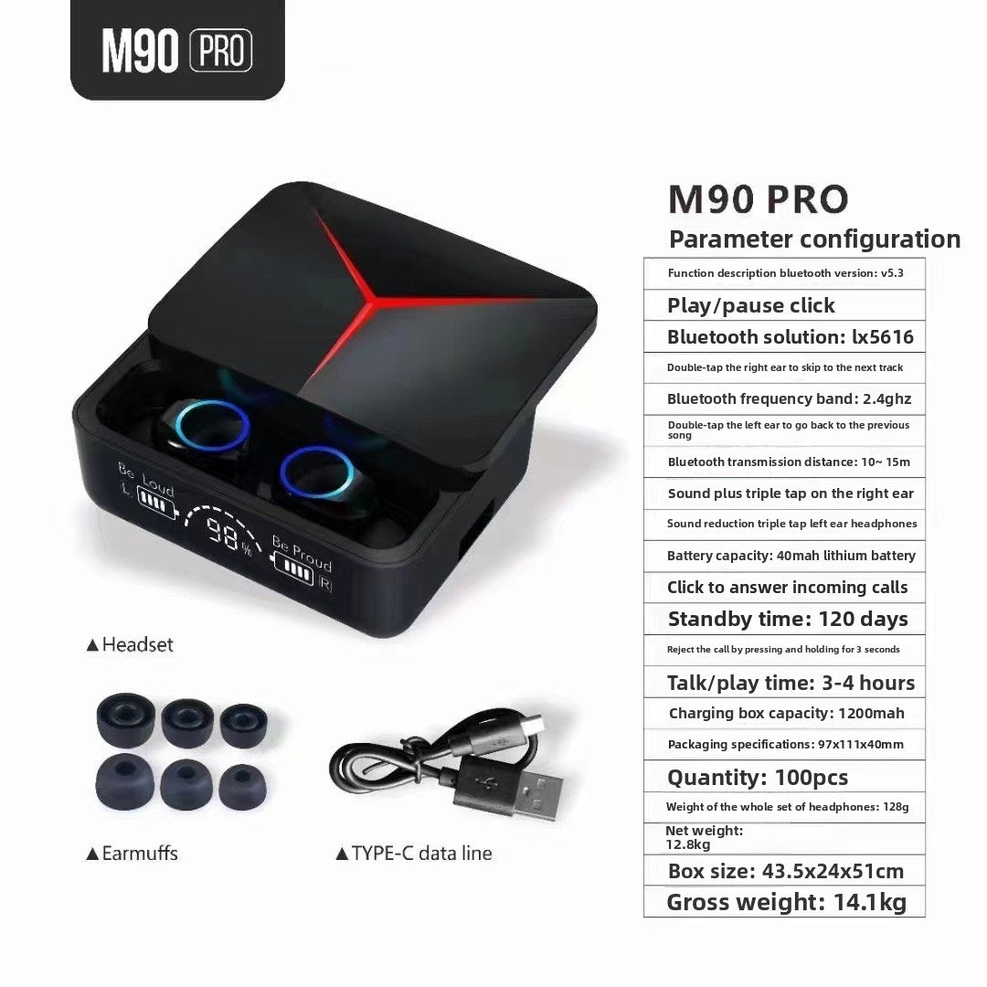 Wireless Bluetooth Earphones with Digital Display