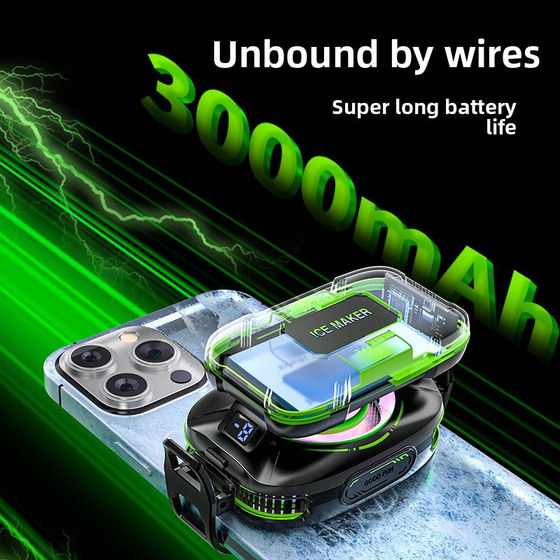 Mobile phone heat sink magnetic attachment