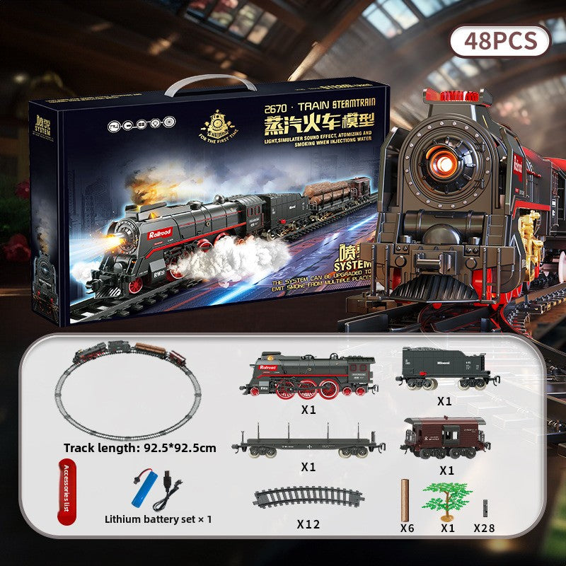 Christmas electric remote control train toy