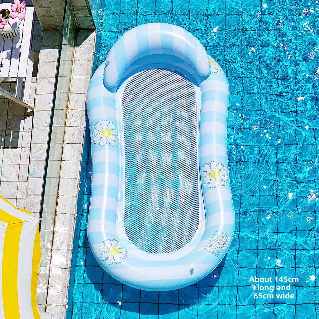 Mermaid floating bed adult swimming ring water inflatable