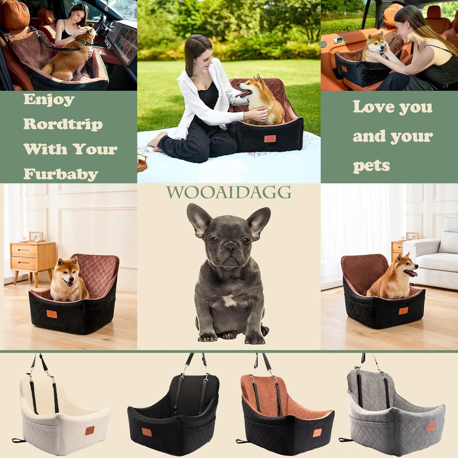 Pet Car Seat and Travel Bed