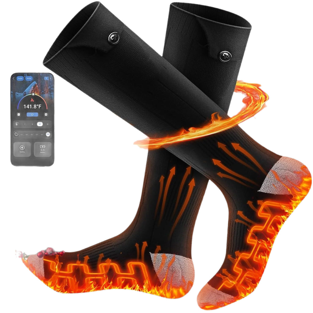 Smart App Control Electric Heated Socks
