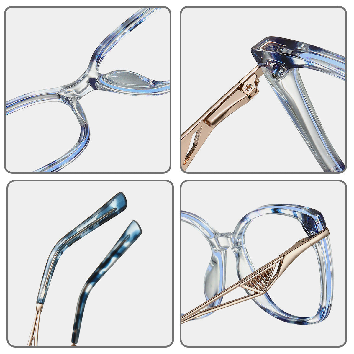 TR90 Square Anti Blue Light Glasses Frame