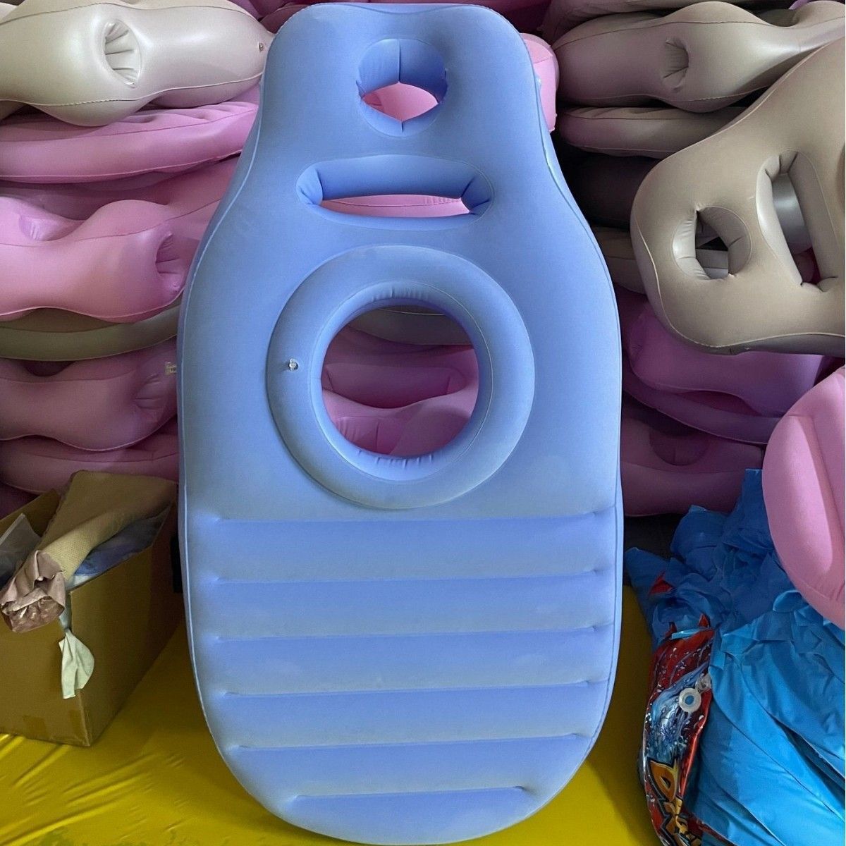 Inflatable Maternity Bed for Stomach Sleeping