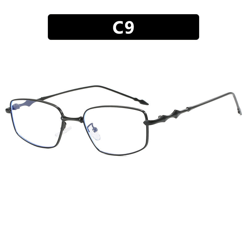 Square Retro Metal Frame Sunglasses