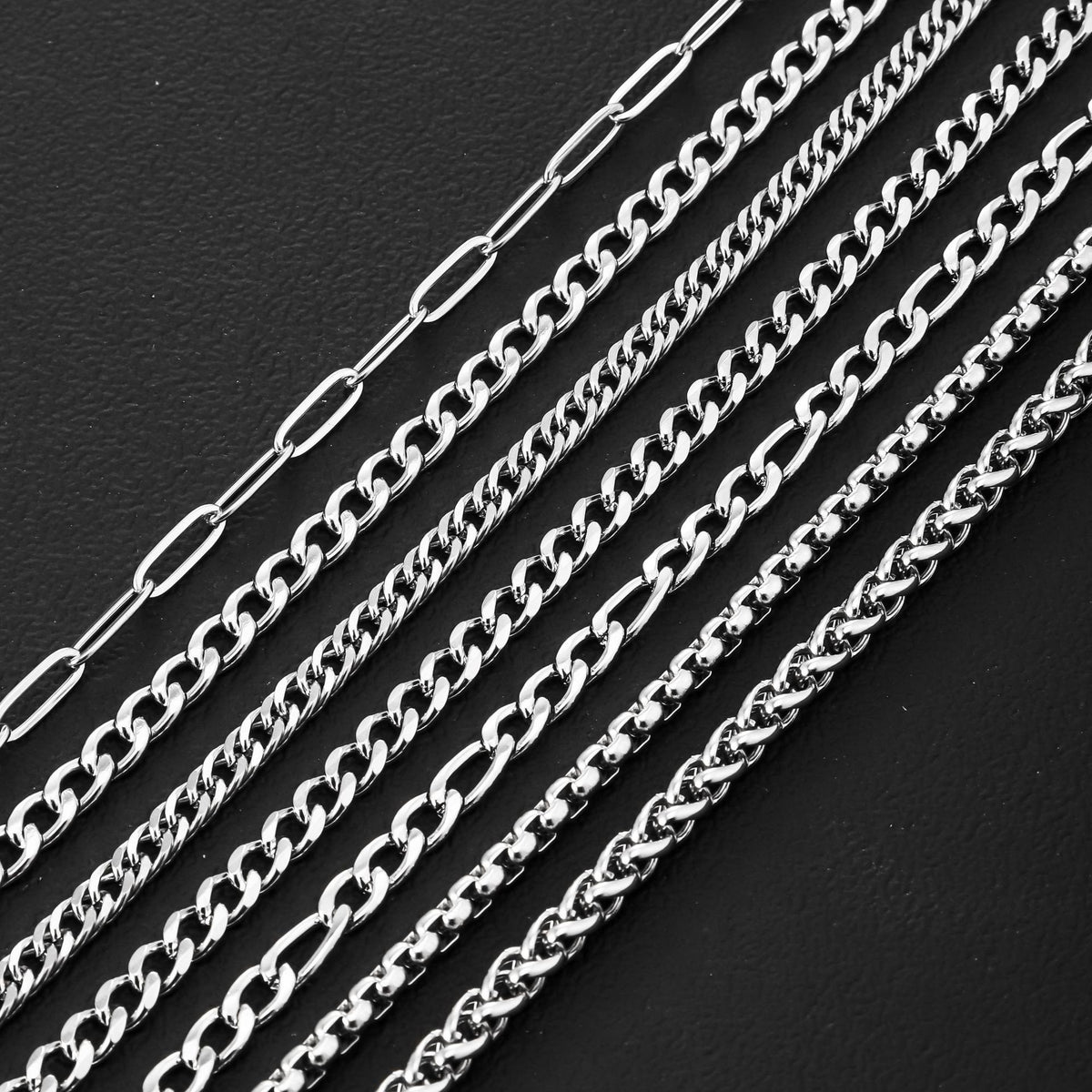 316L Titanium Steel Bracelet Waterproof Hypoallergenic Gold Plated Chain Jewelry for Men Women Unisex Fashion Accessories