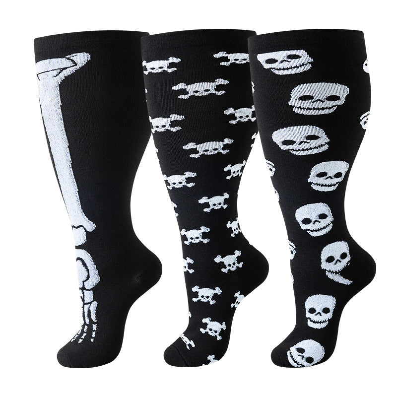 Thickened and oversized compression stockings