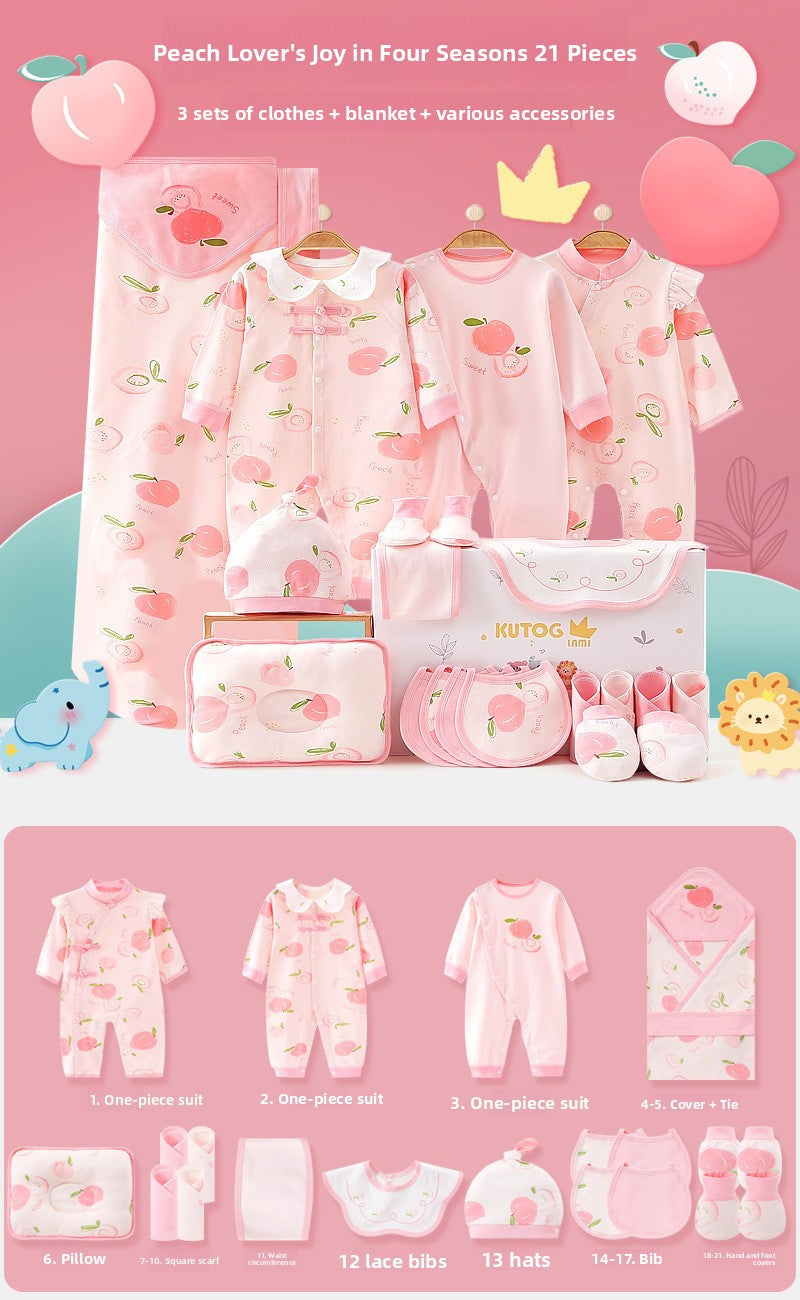 Newborn gift set with baby clothes