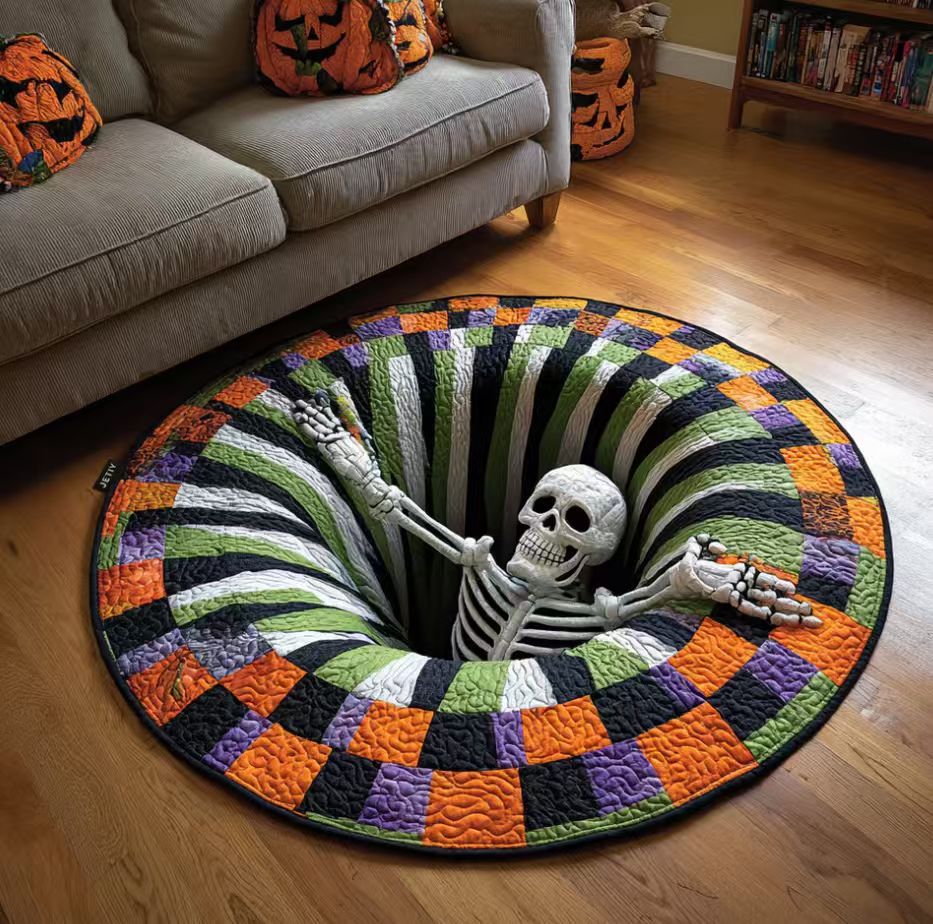 Three-dimensional vision carpet