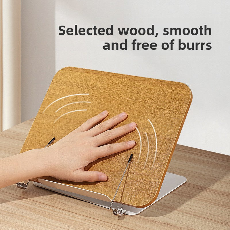 Rotating Wood Grain Reading Stand