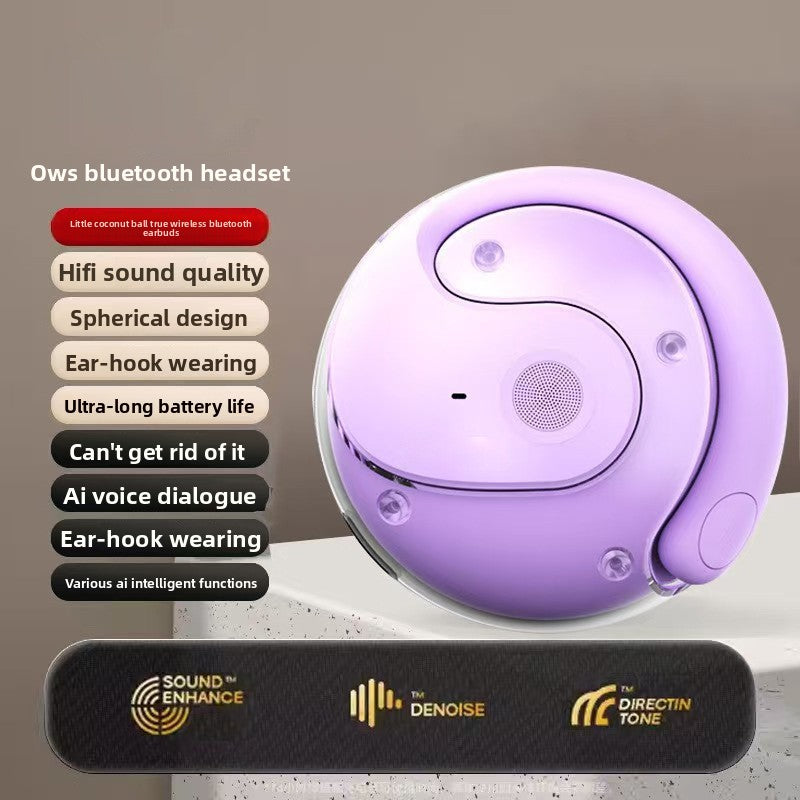 Small coconut ball Bluetooth headset