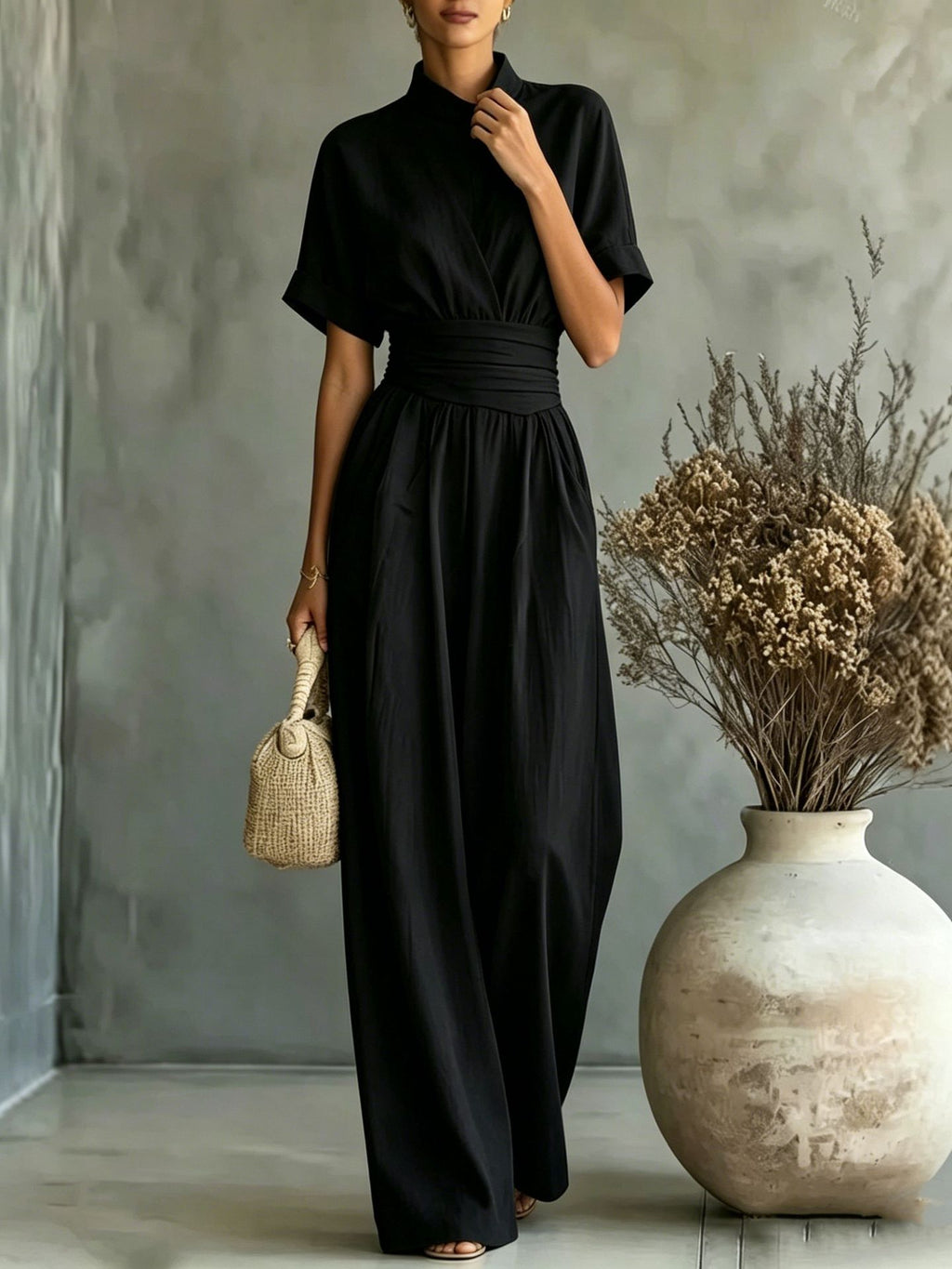 Wide-leg jumpsuit