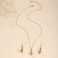 Water Drop Necklace and Earrings