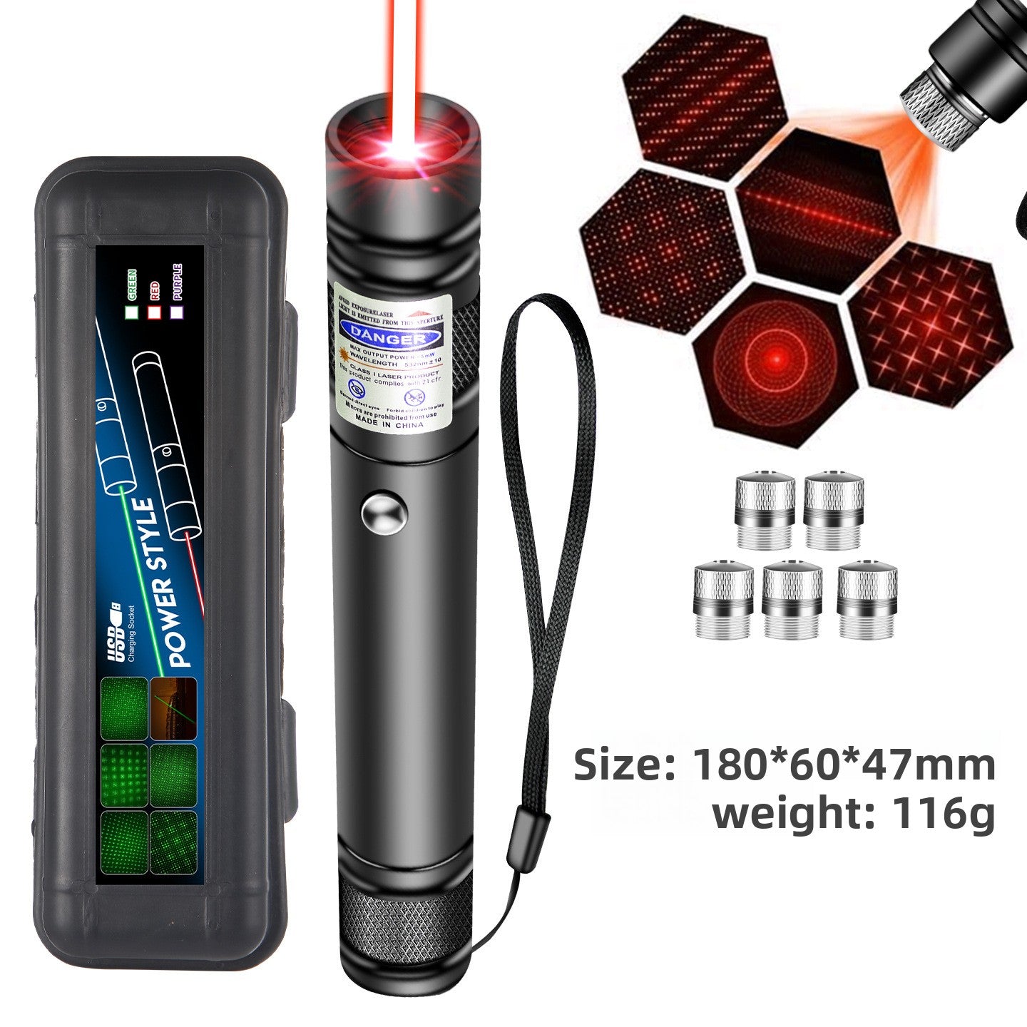 USB Rechargeable Laser Pointer