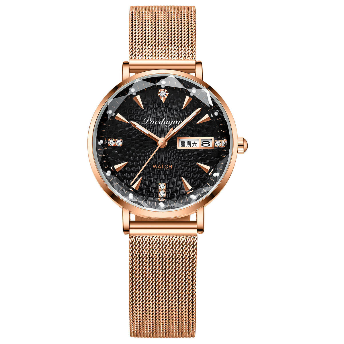 Waterproof luminous women?s watch