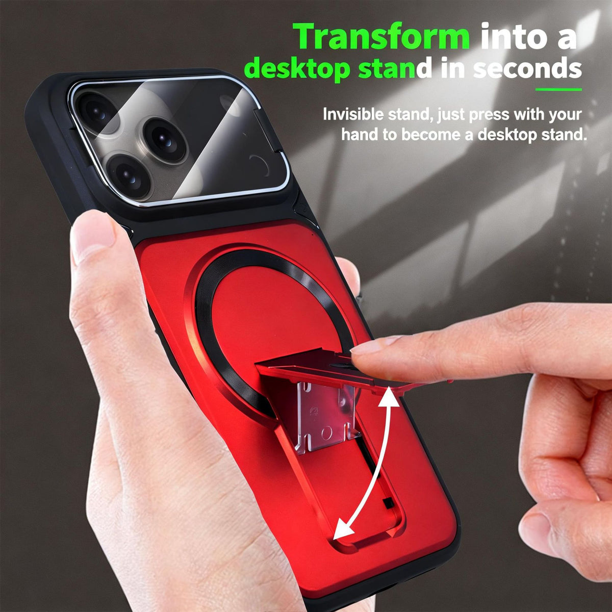 Magnetic Flip Phone Case with Stand