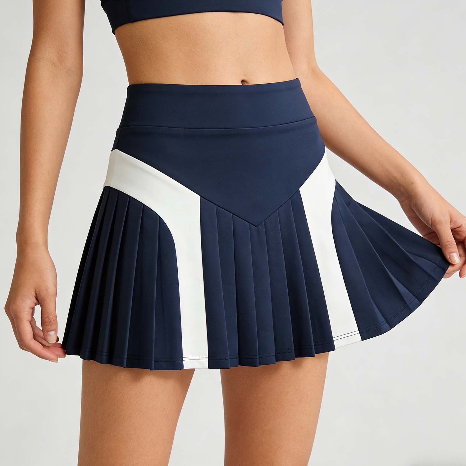 Womens High Waist Tennis Skirt