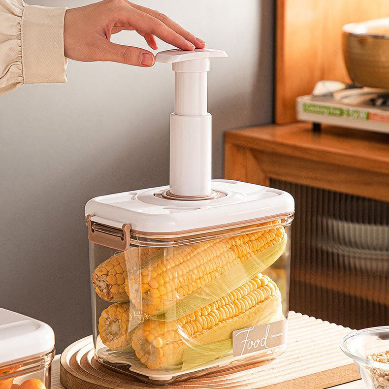 Electric vacuum storage box with air extraction function