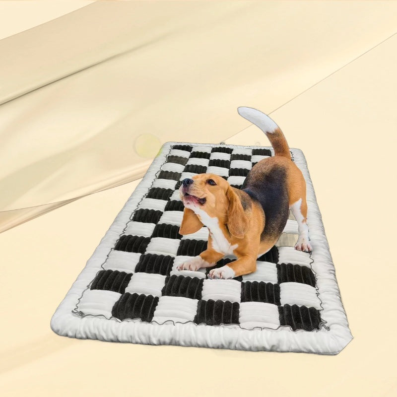 Plush Non-Slip Car Back Seat Pet Mat Cover