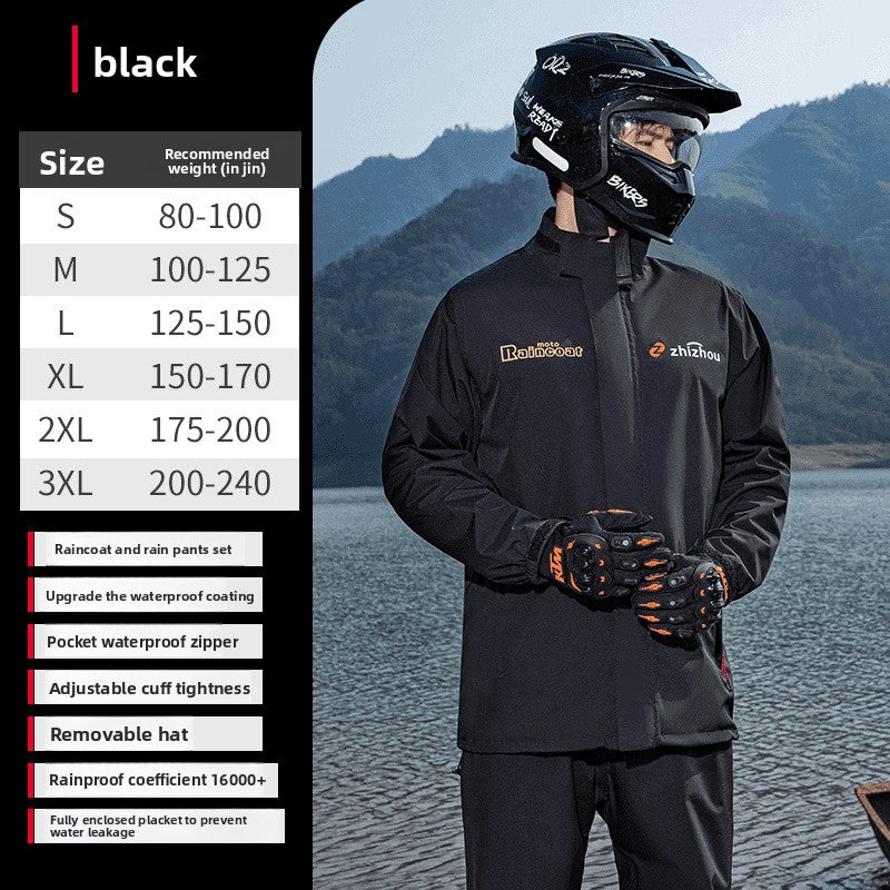 Special raincoat for delivery riders, rainproof and detachable design
