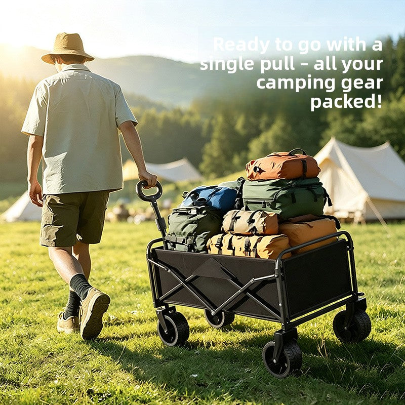 Portable Folding Camping Cart with Wheels