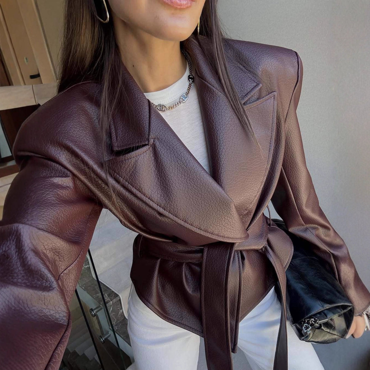Quality leather coat