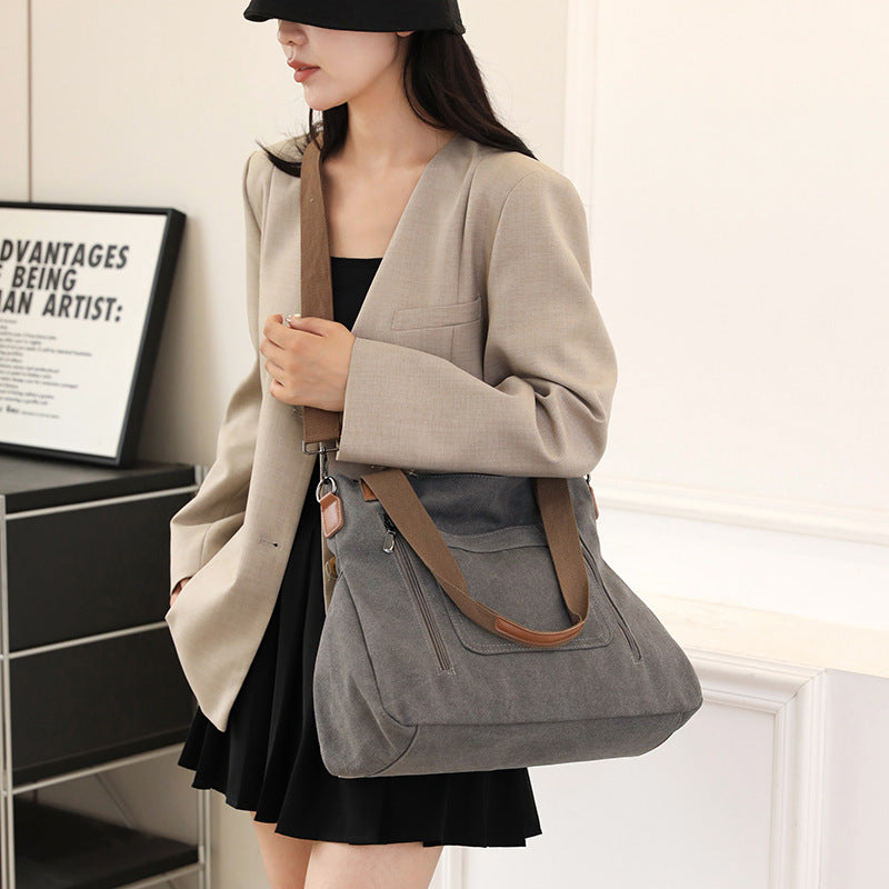 Canvas Women Tote Shoulder Bag