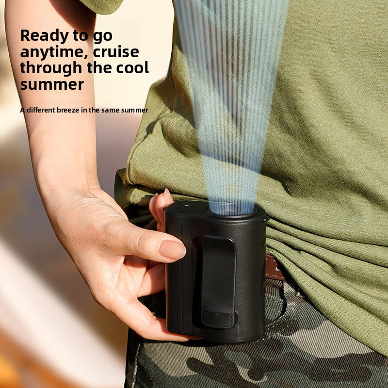Portable USB Waist Fan with Brushless Motor