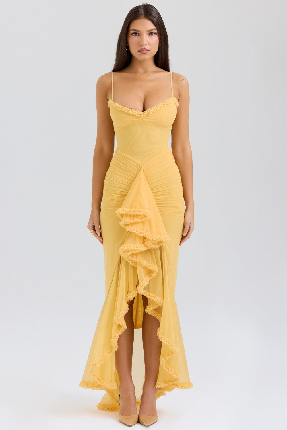 Sleeveless V-Neck Slip Dress